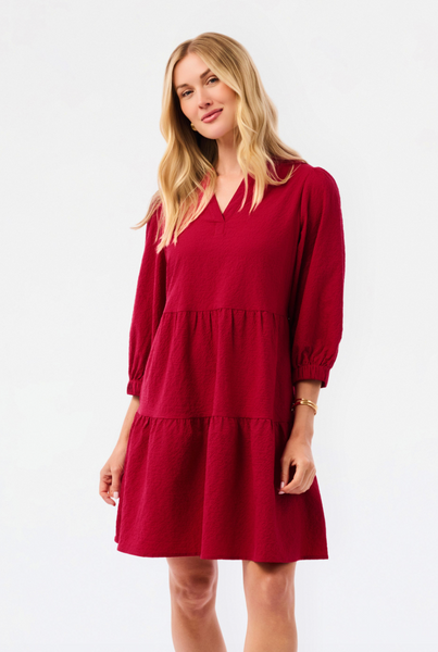 Cooper Dress -- Cranberry