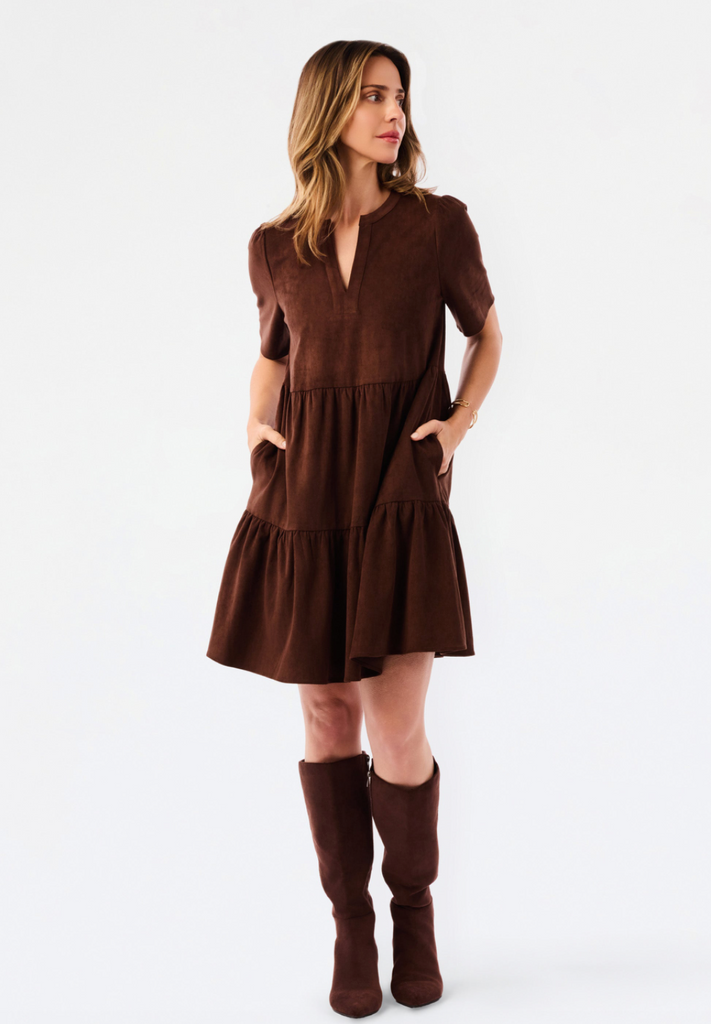 Adelyn Dress -- Espresso