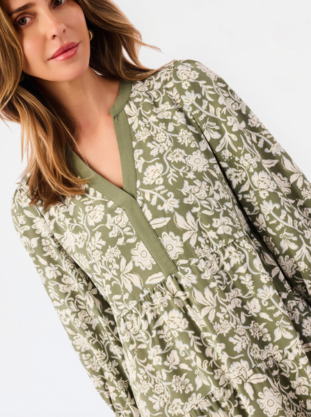 Cameron Dress -- Olive