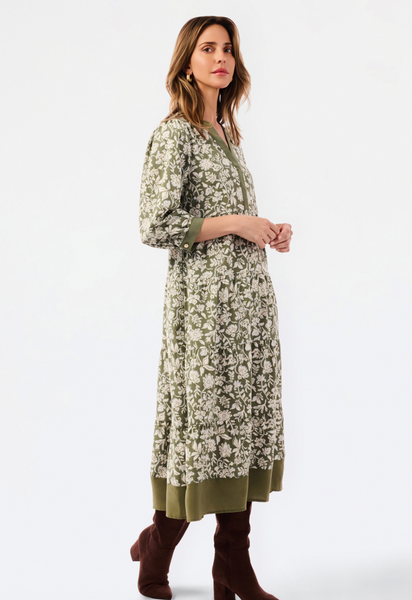 Cameron Dress -- Olive