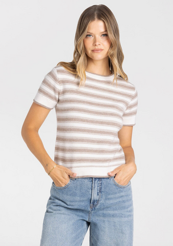 Welles Top -- Beige