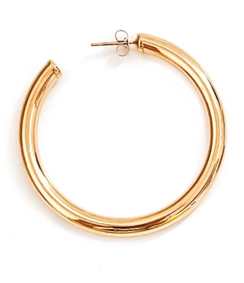 Ethel Gold Hoop Earrings - Large