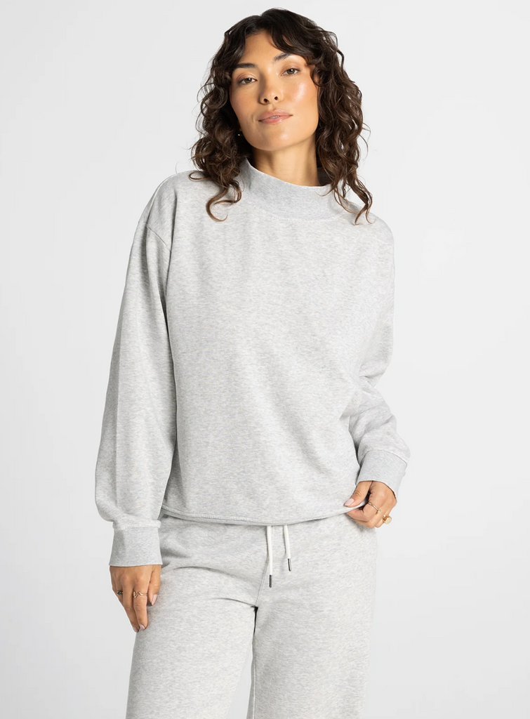 Ash Mockneck Sweatshirt -- Gray