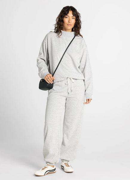Ash Mockneck Sweatshirt -- Gray