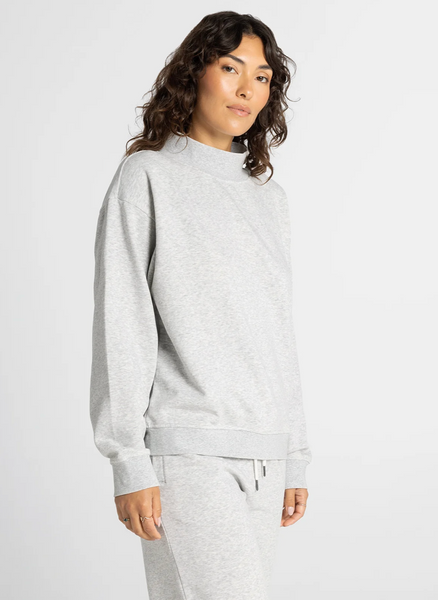 Ash Mockneck Sweatshirt -- Gray