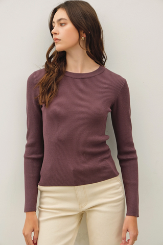 Paula Sweater -- Chocolate