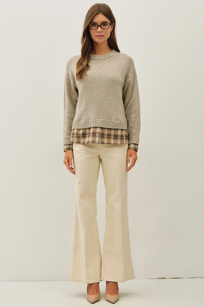 Lucy Sweater -- Taupe