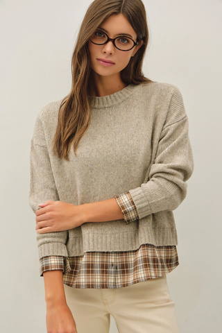 Lucy Sweater -- Taupe