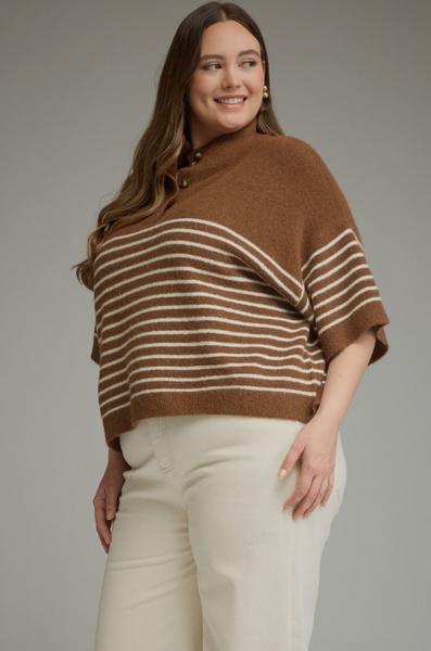 Elle Top -- Brown