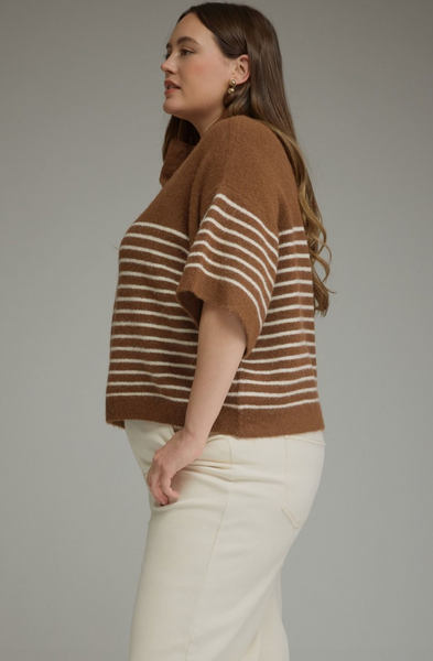 Elle Top -- Brown