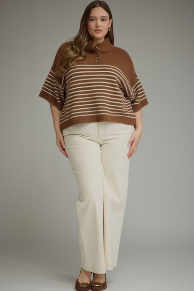 Elle Top -- Brown