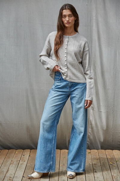 Brie Cardigan -- Gray