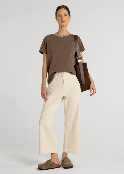 Asher Tee -- Deep Mahogany
