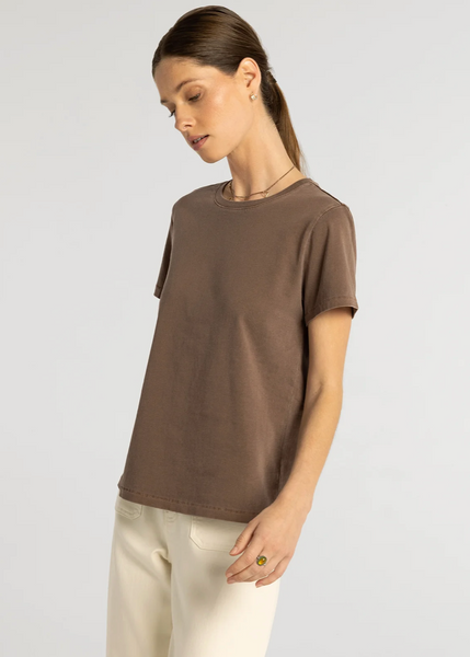 Asher Tee -- Deep Mahogany