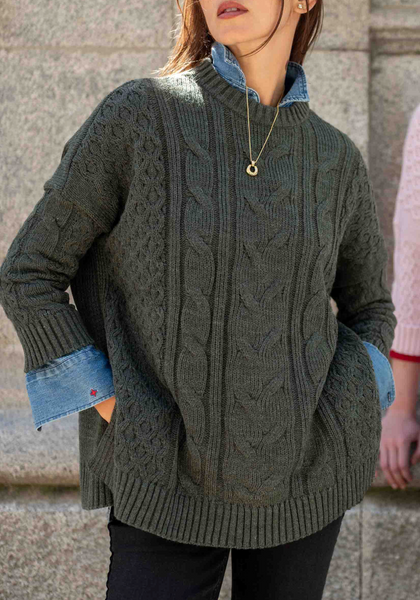 Cotswold Sweater -- Olive