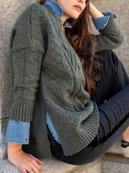 Cotswold Sweater -- Olive