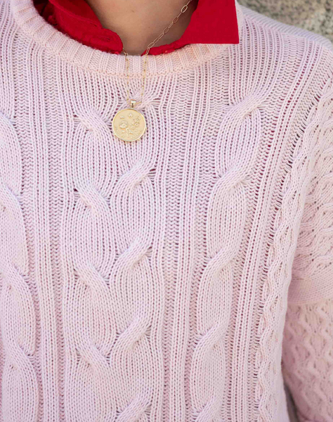 Cotswold Sweater -- Petal Pink