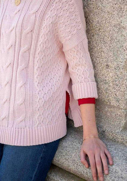 Cotswold Sweater -- Petal Pink