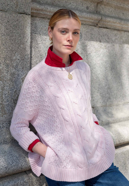 Cotswold Sweater -- Petal Pink