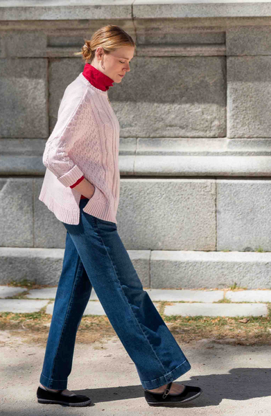 Cotswold Sweater -- Petal Pink