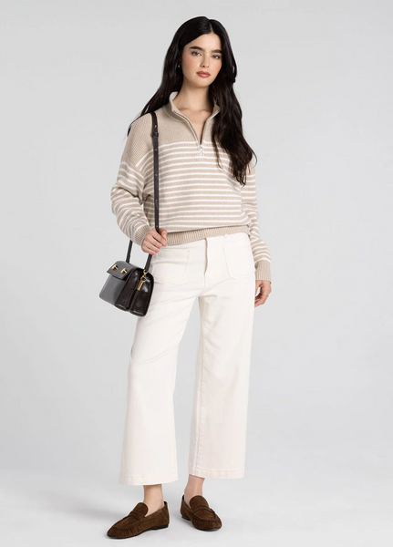 Russell Pullover -- Beige Ivory