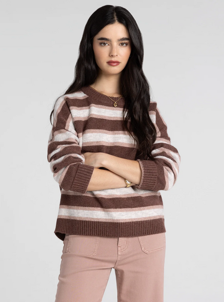 Montgomery Sweater -- Brown Pink