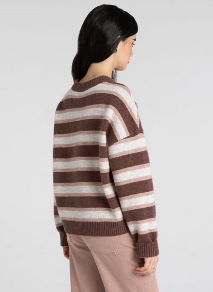 Montgomery Sweater -- Brown Pink