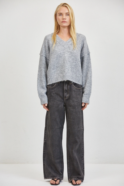 Heather Sweater -- Gray