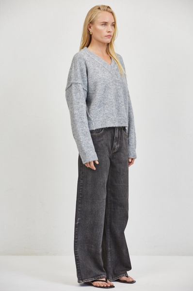 Heather Sweater -- Gray