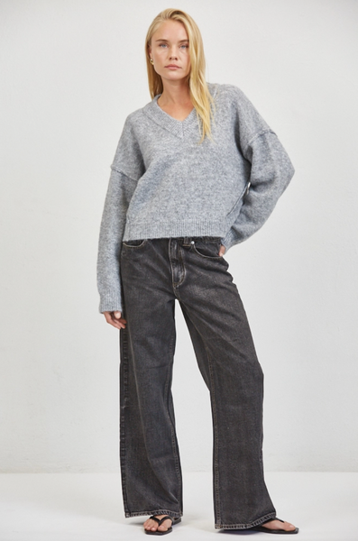 Heather Sweater -- Gray