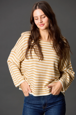 Kendall Sweater -- Beige Cream