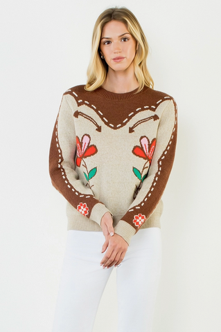 Inde Sweater -- Beige