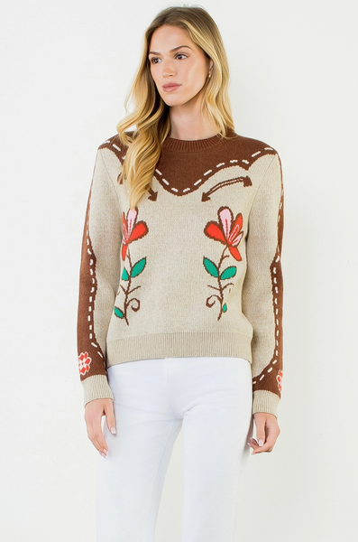 Inde Sweater -- Beige