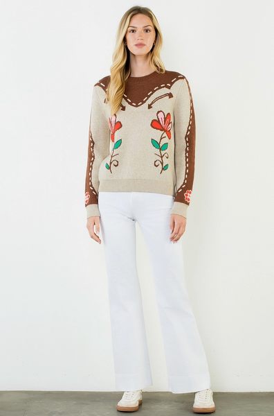 Inde Sweater -- Beige