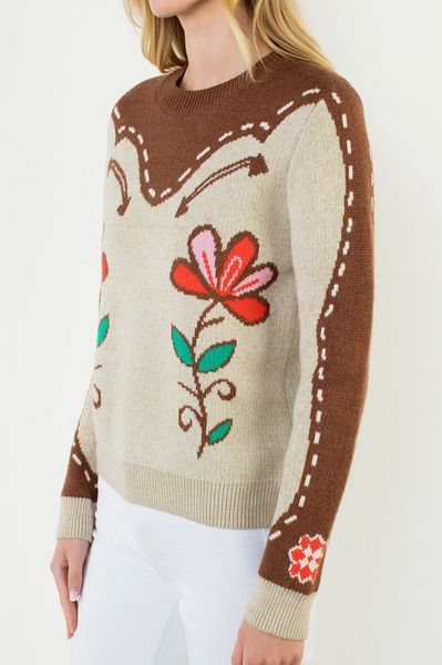 Inde Sweater -- Beige