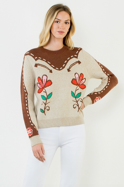 Inde Sweater -- Beige