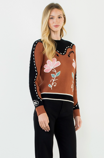 Inde Sweater -- Brown