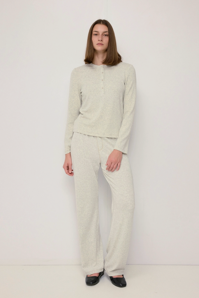 Callie Top -- Light Gray