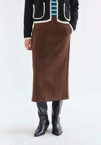 Sutton Skirt -- Brown