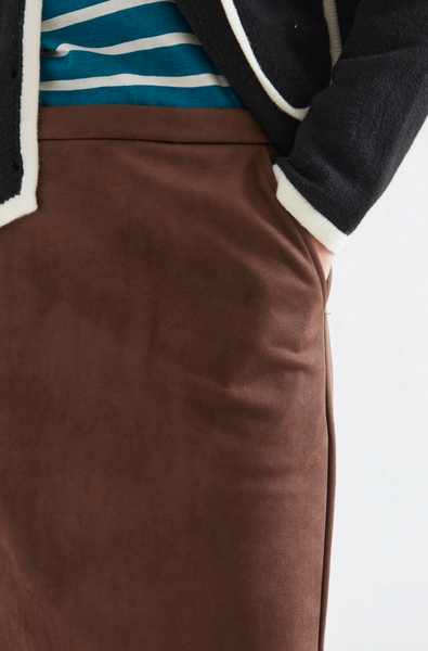 Sutton Skirt -- Brown