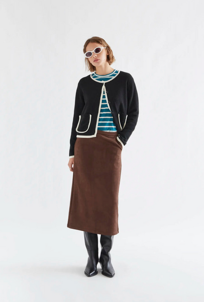 Sutton Skirt -- Brown