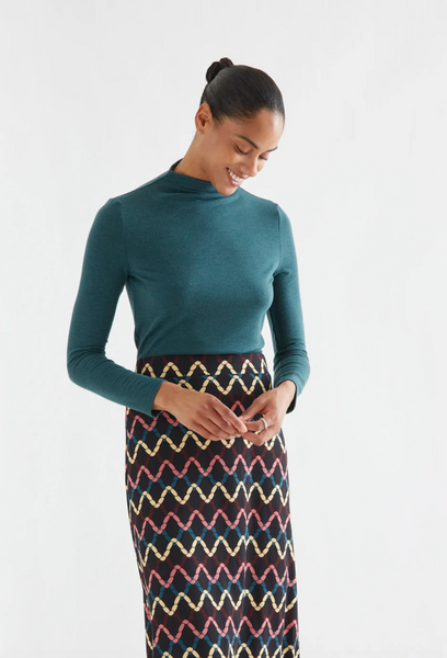 Aelin Top -- Dark Green