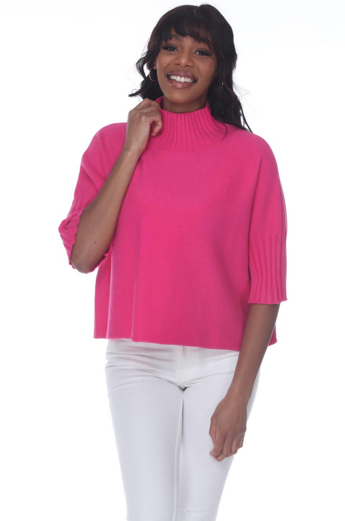 Maple Sweater -- Fuchsia