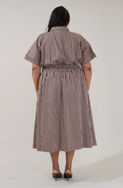 Wilderra Dress -- Brown