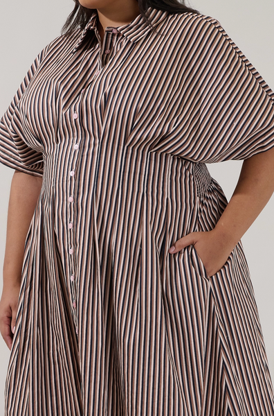 Wilderra Dress -- Brown