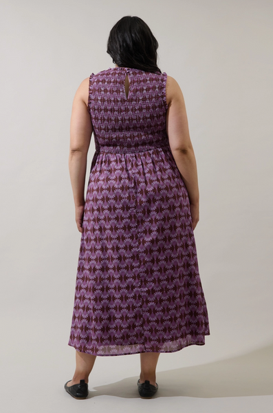 Cecil Dress -- Burgundy