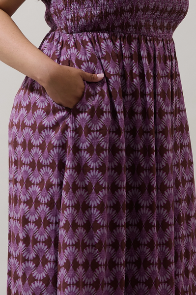 Cecil Dress -- Burgundy