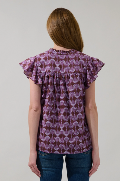 Cindi Top -- Burgundy
