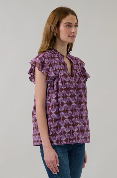 Cindi Top -- Burgundy