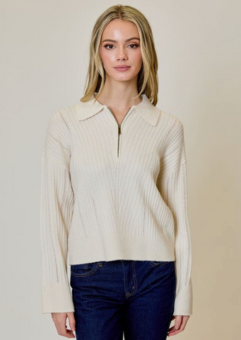 Deborah Sweater -- Hummus